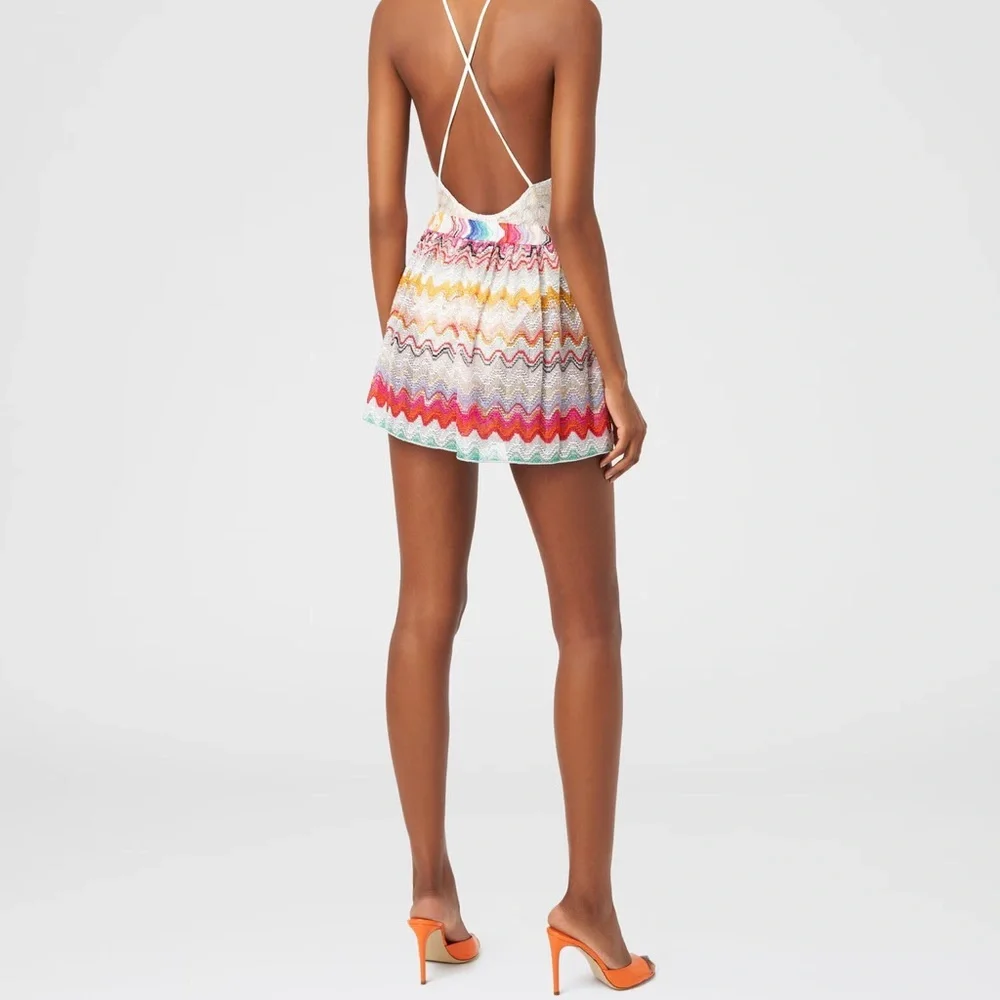 Missoni Multicolor Zigzag Mini Skirt - Picture 3 of 8